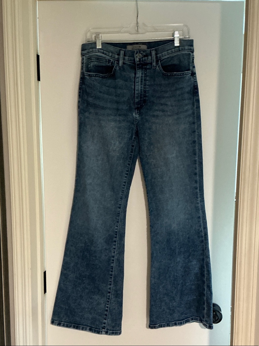Joe's Jeans Women's Wide Leg Flare in Washed Blue